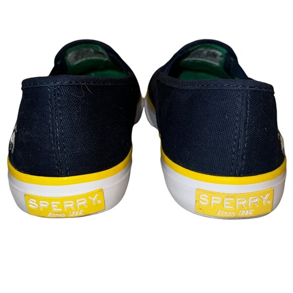 Very preppy! SPERRY x Brooks Brothers LOVE Slip-On Sneakers Size 8 - Picture 2 of 8